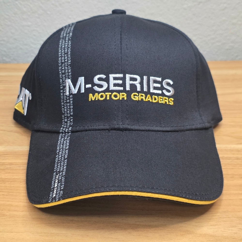 Caterpillar M Series Motor Graders Officially Licensed Hat One Size Adjustable